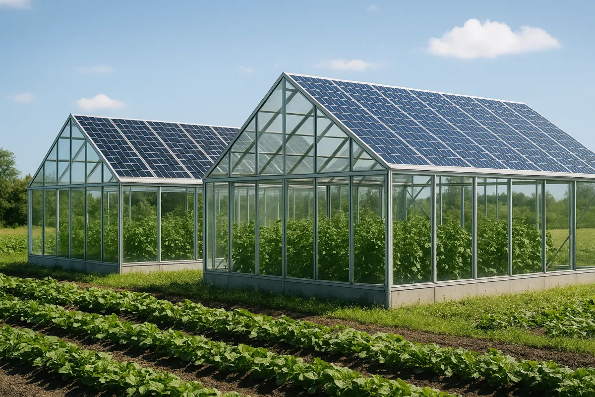 Теплицы, генерирующие энергию через прозрачные солнечные панели