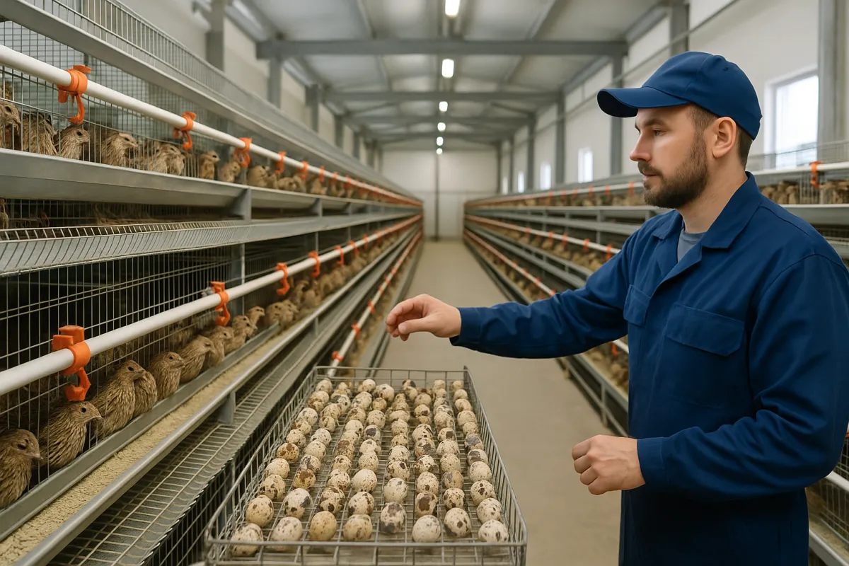Разведение перепелов и производство яиц