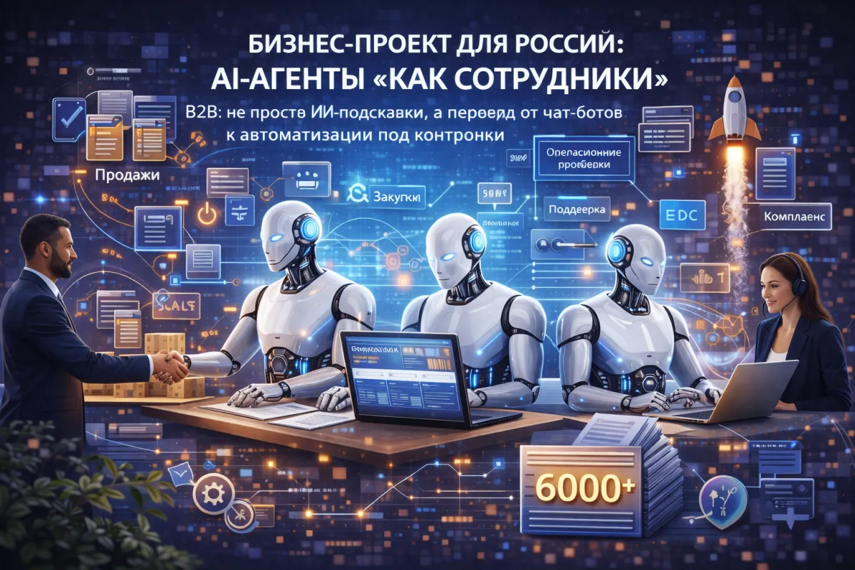 Бизнес-проект для России: AI-агенты “как сотрудники”