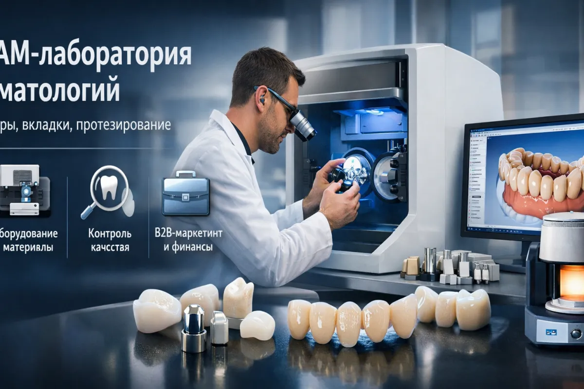 Бизнес-проект: стоматологическая CAD/CAM-лаборатория нового поколения