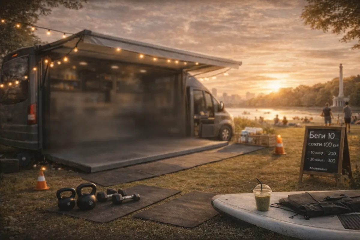 Бизнес-проект: мобильная фитнес-станция “спорт рядом”