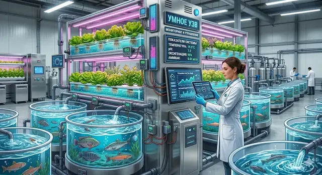 Автоматизированная AgroTech-платформа УЗВ (Рыба, Раки, Креветки)
